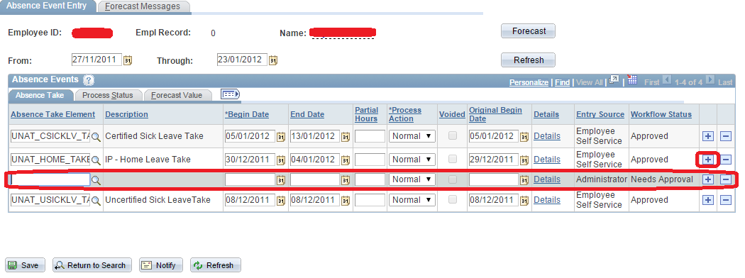 How to manually adjust Travel Time for Home Leave (3)